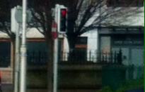 The railings surrounding the entrance to the underworld. The grainy resolution is meant to add effect and does not at all suggest that i forgot to take a proper photo of it ...