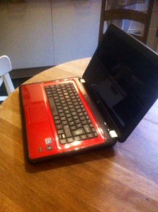 My Podcastin' laptop